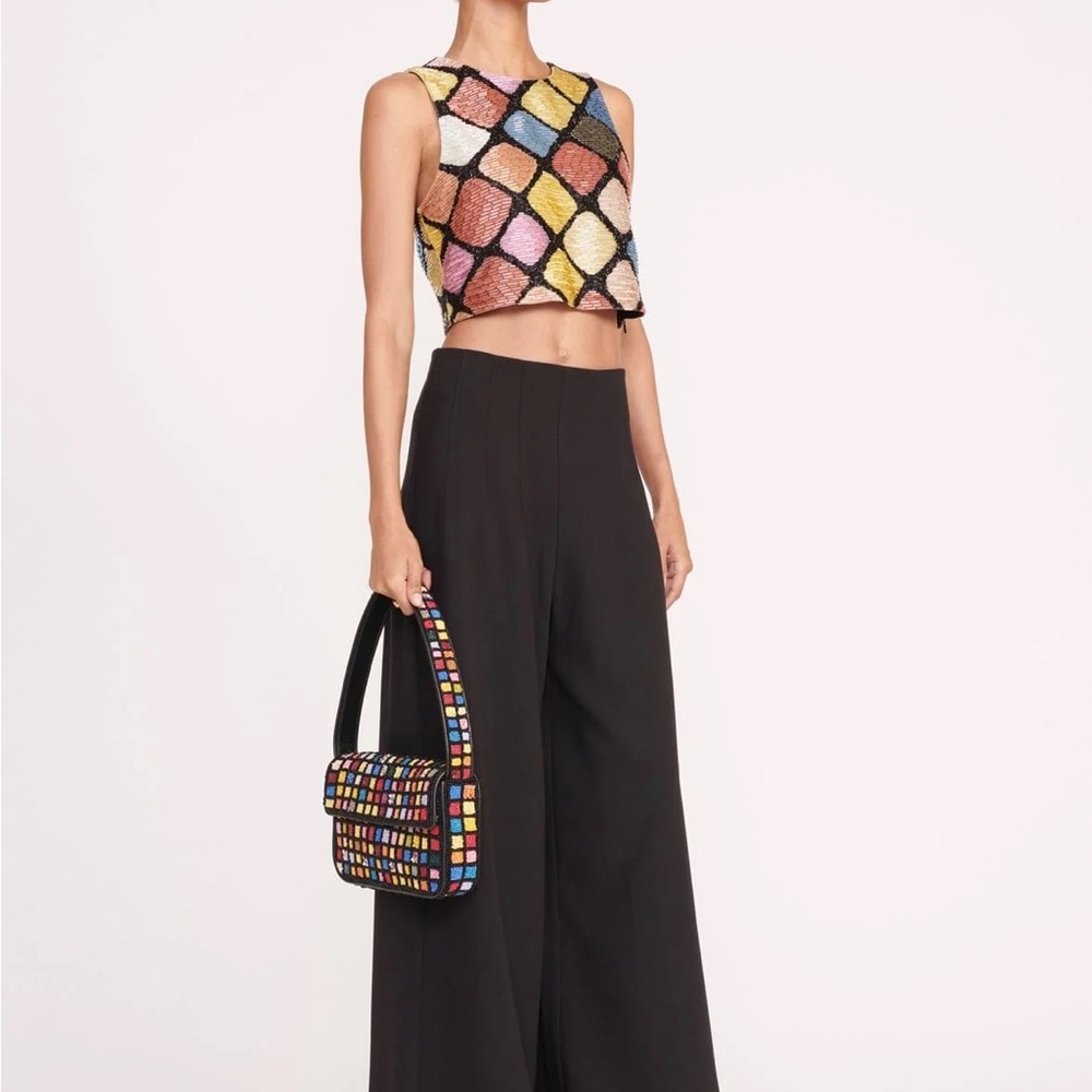 NWT STAUD Tommy Dance Floor Beaded Bag - Picture 5 of 13